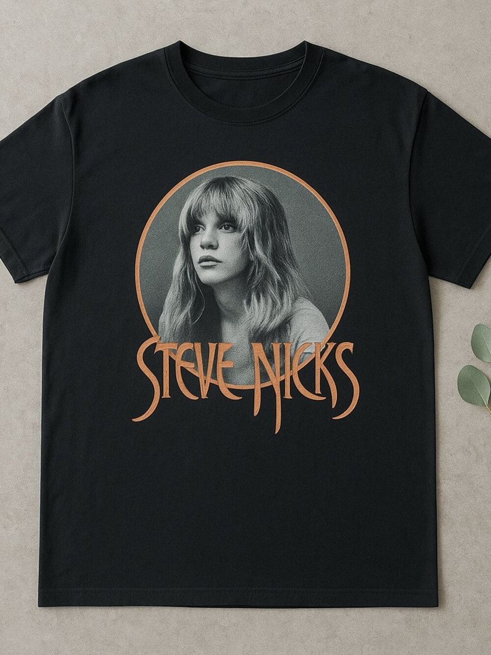 Stevie Nicks Graphic Tee | Vintage-Inspired Rock Music Black T-Shirt